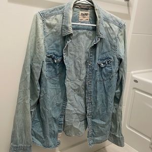 TNA Denim Long Sleeve Shirt